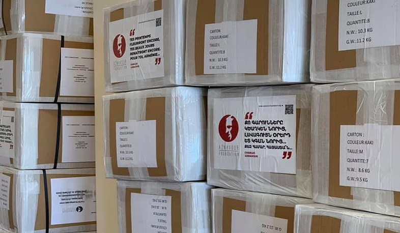 Distribution of a new batch of humanitarian aid of Aznavour Foundation launched