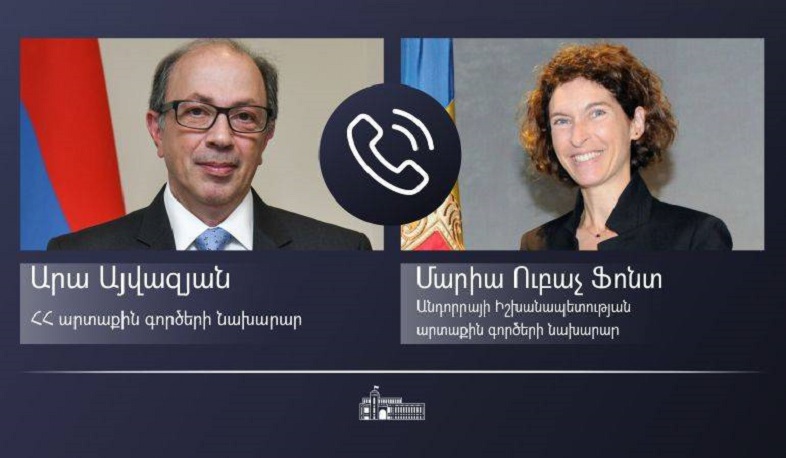 ՀՀ ԱԳ նախարարը հեռախոսազրույց է ունեցել անդորրացի գործընկերոջ հետ