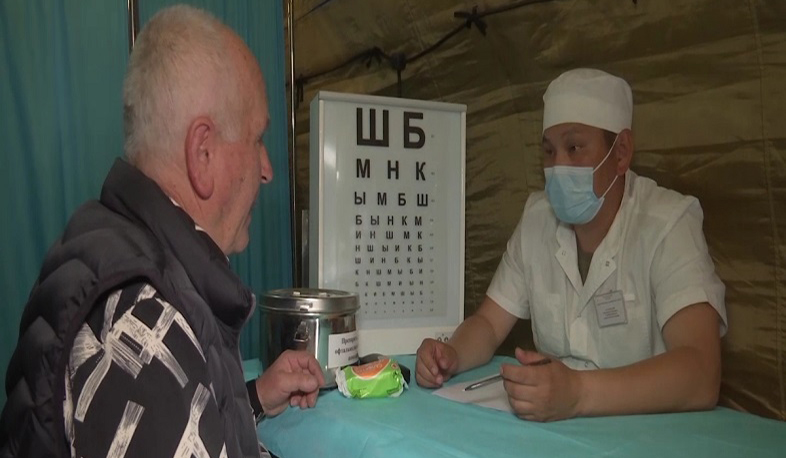 Russian military doctors provided qualified medical assistance to residents of hard-to-reach areas of Nagorno-Karabakh