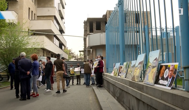 Protest in front of UN Office in Armenia