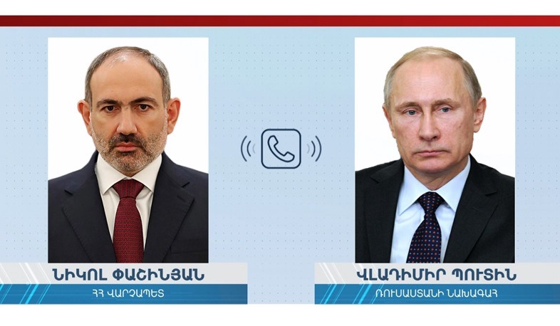 Prime Minister Pashinyan had a telephone conversation with Vladimir Putin