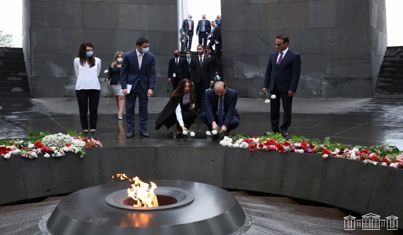 Iraqi Parliament delegation’s visit to Armenian Genocide memorial Tsitsernakaberd