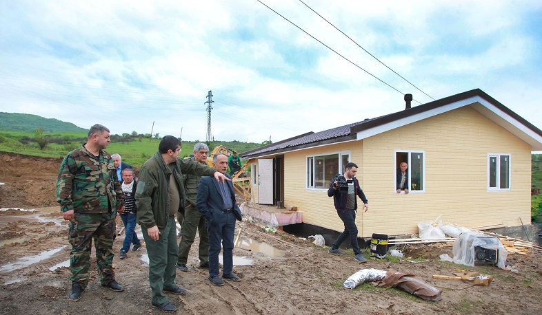 Housing program will be expanded in Karmir Shuka: President of Artsakh visited construction site