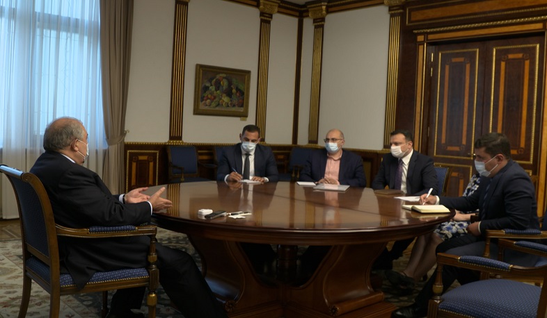 President Sarkissian discusses possibility of programs in Syunik province with ‘Hayastan’ Fund executive director