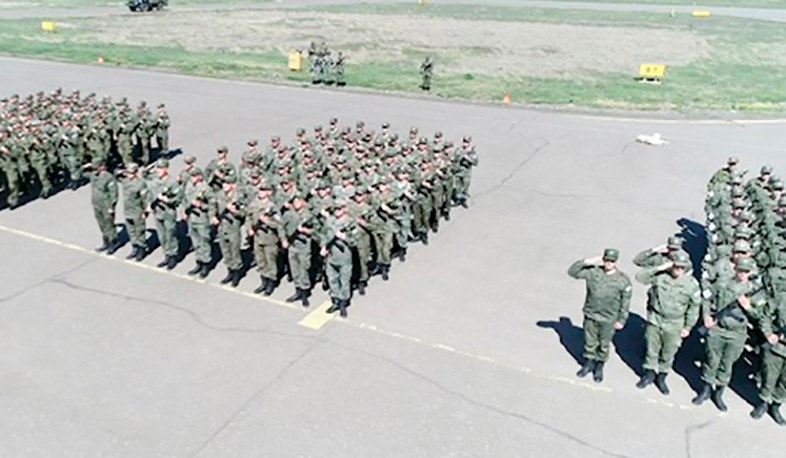 Russian peacekeepers held a solemn meeting in Artsakh dedicated to Victory Day