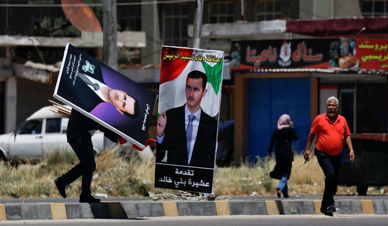 Syria is electing a president today