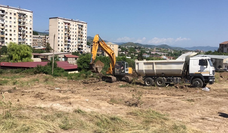 ConConstruction of a new district near Tigran Mets Street started in Stepanakert