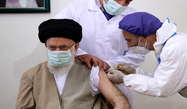 Iran’s Supreme Leader Khamenei receives local COVID vaccine