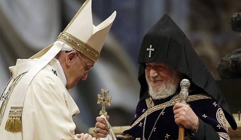 Catholicos of All Armenians wishes Pope Francis a speedy recovery