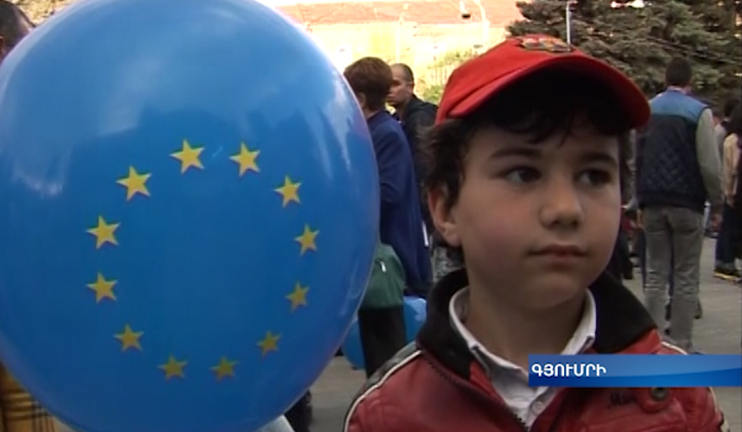 Europe Day in Gyumri