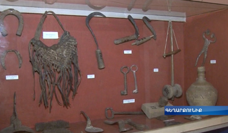 Museum exhibits - portraying the history of Gegharkunik region