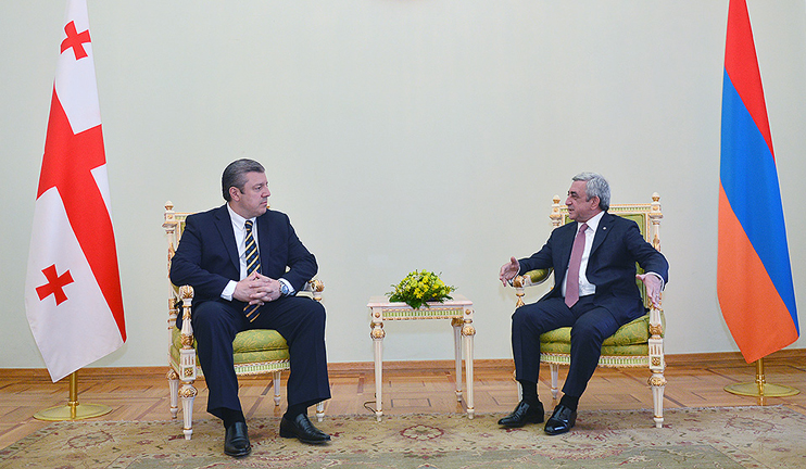 Serzh Sargsyan received Georgian Prime Minister