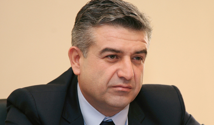 President signs a decree on appointing Karen Karapetyan to the post of Prime Minister