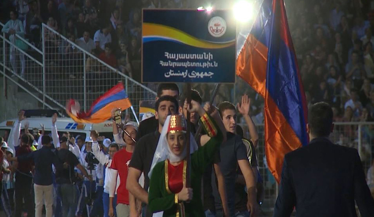 The 48th “Pan-Armenian” games kicked off in Tehran today