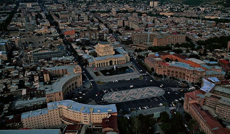 Temporarily suspended traffic on some streets in Yerevan