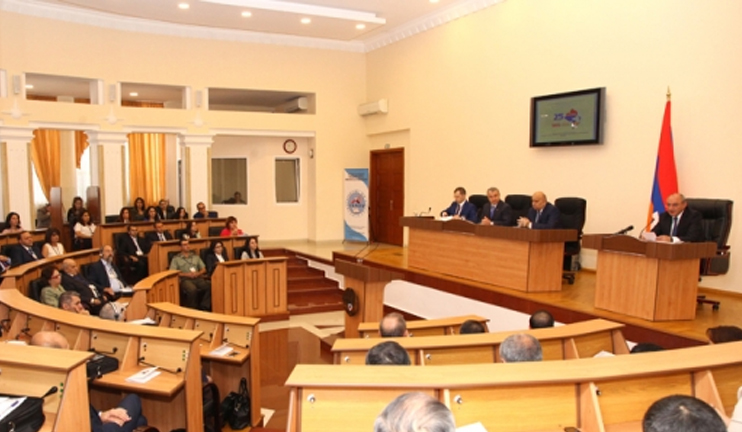 The conference on “Achievement of NKR 25-year-old statehood and the current challenges” kicked off in Stepanakert