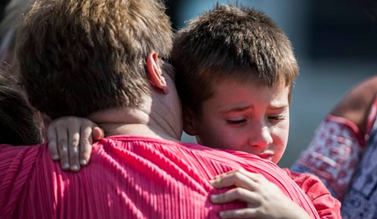 A 14-year-old teen kills his father, then opens fire at children in an elementary school playground