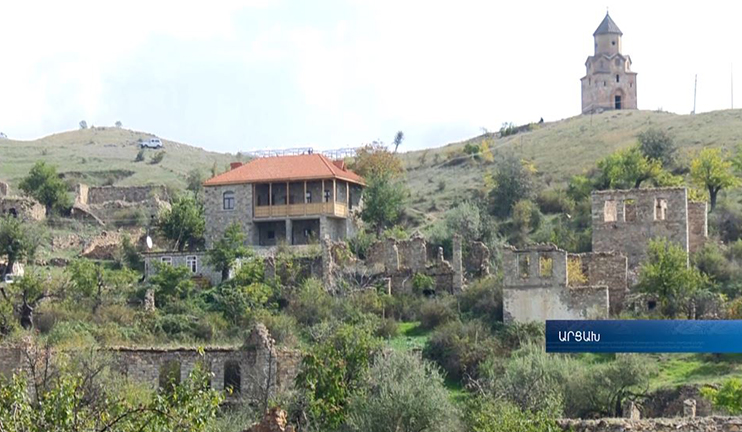 Russian based Armenian benefactor builds rural houses in Artsakh