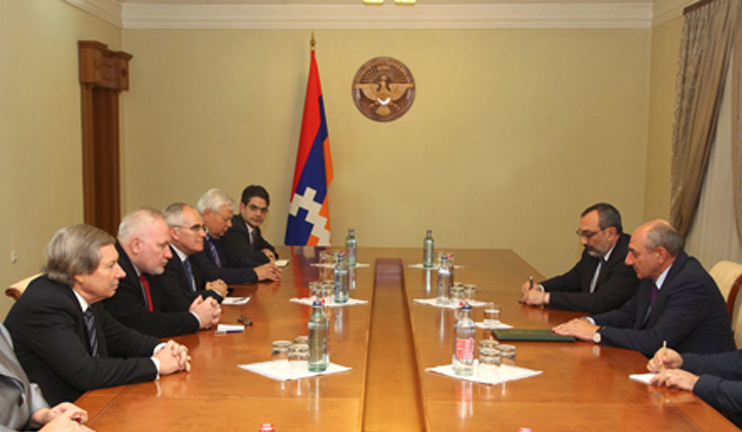 Bako Sahakyan received OSCE Minsk Group Co-chairs