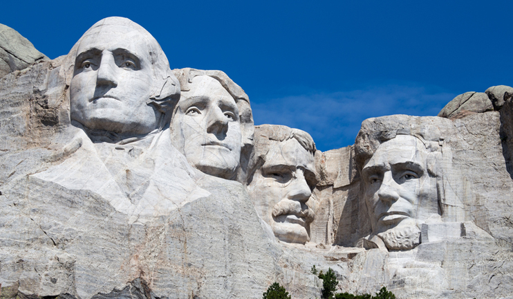 It took 14 years to finish Mount Rushmore National Memorial