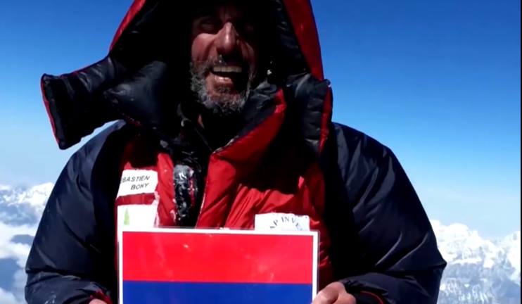 Ara Khachatryan who conquered Everest plans to walk to Armenia from France