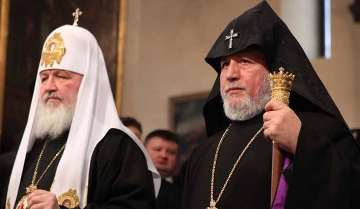 Armenian and Russian spiritual leaders referred to Middle East problem