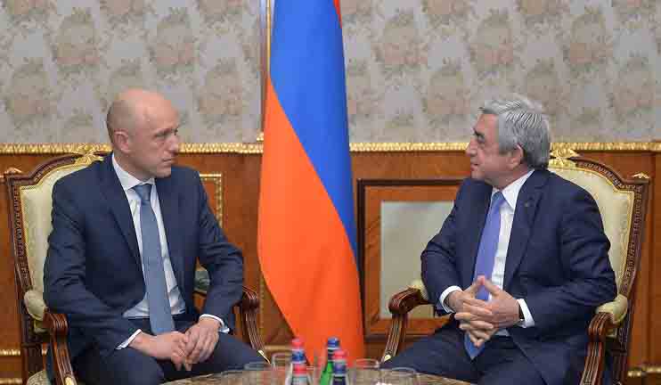 Head of Lithuanian SIS visits Armenia