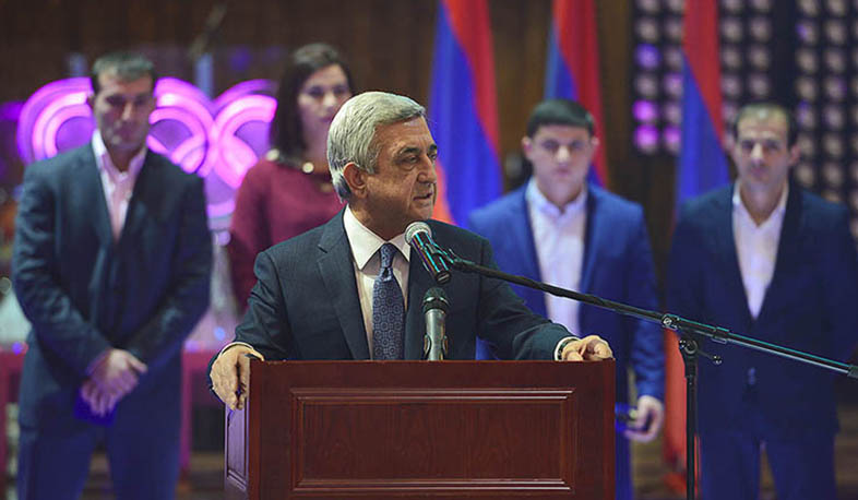 President Sargsyan partook in rewarding ceremony of athletes