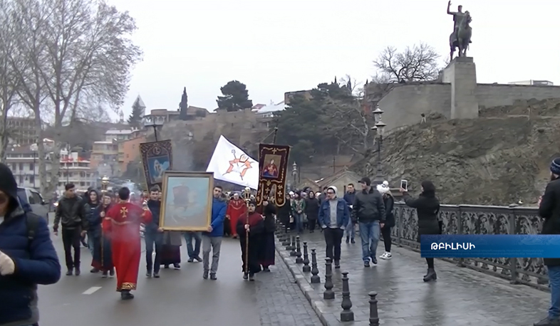 Armenian community in Tbilisi celebrate St. Sargis Day