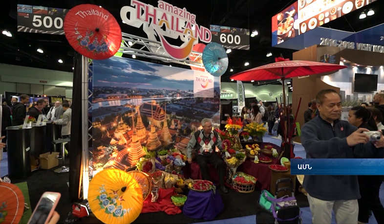 Two Armenian states' output presented at Los Angeles Travel Show