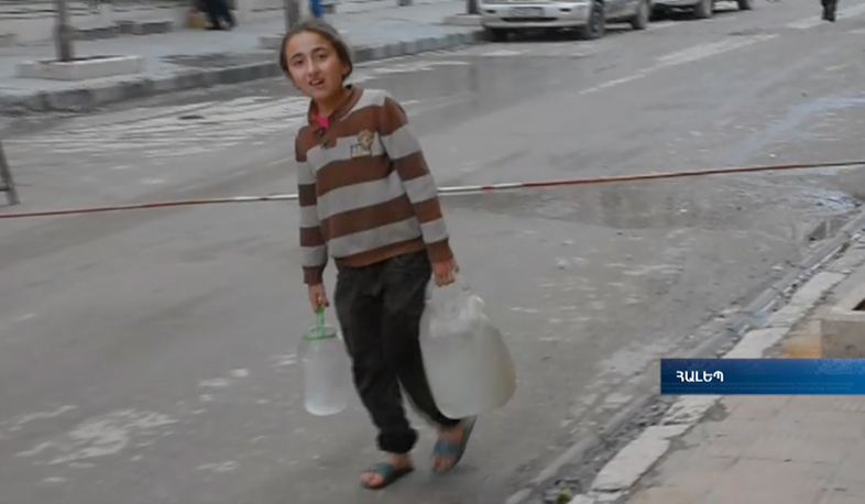 Aleppo faces water issue