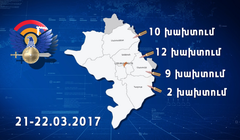 Over 400 shots in the direction of Armenian positions