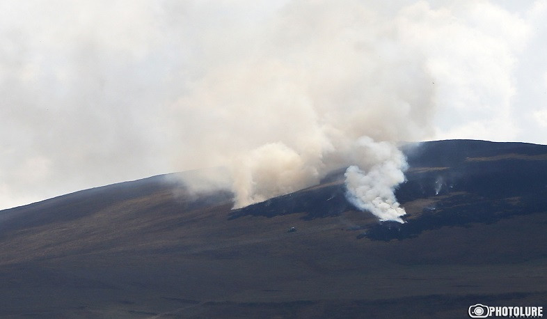 Հրդեհ Կութ գյուղի մոտակայքում