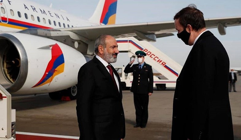 Nikol Pashinyan is on working visit to Russian Federation