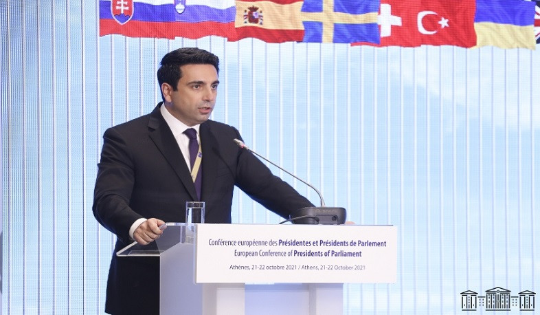 RA NA President Alen Simonyan delivers speech within framework of topic ‘common future of all European citizens’