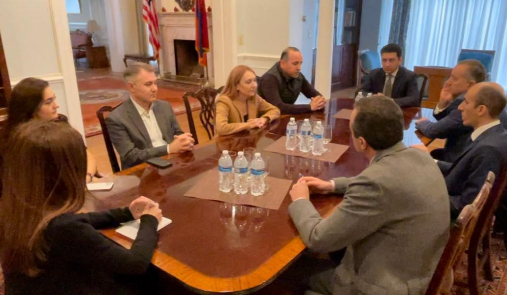 Lilit Makunts and Artak Beglaryan discussed issues on defense of Artsakh people rights in US