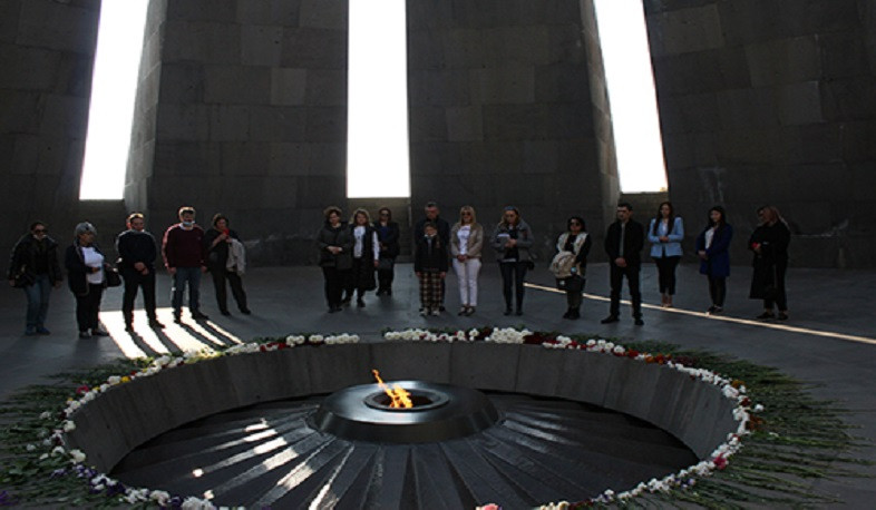 Representatives of Russia and Belarus notary chambers commemorate Armenian Genocide victims