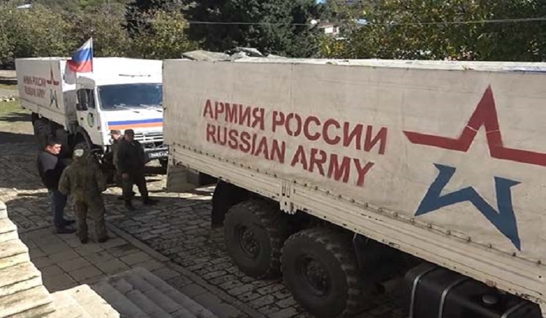 Russian peacekeepers together with philanthropists issued a large shipment of humanitarian cargo for the needy residents of Nagorno-Karabakh