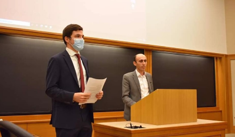 Artak Beglaryan lectured at Fletcher School and Harvard University