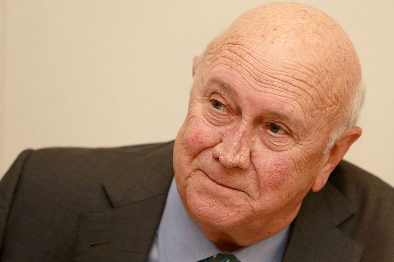 FW de Klerk: South Africa's former president dies at 85