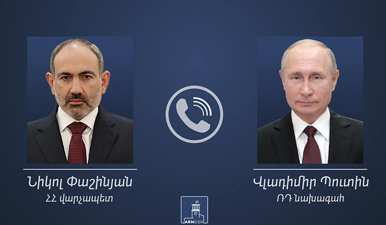 Nikol Pashinyan had telephone conversation with Vladimir Putin