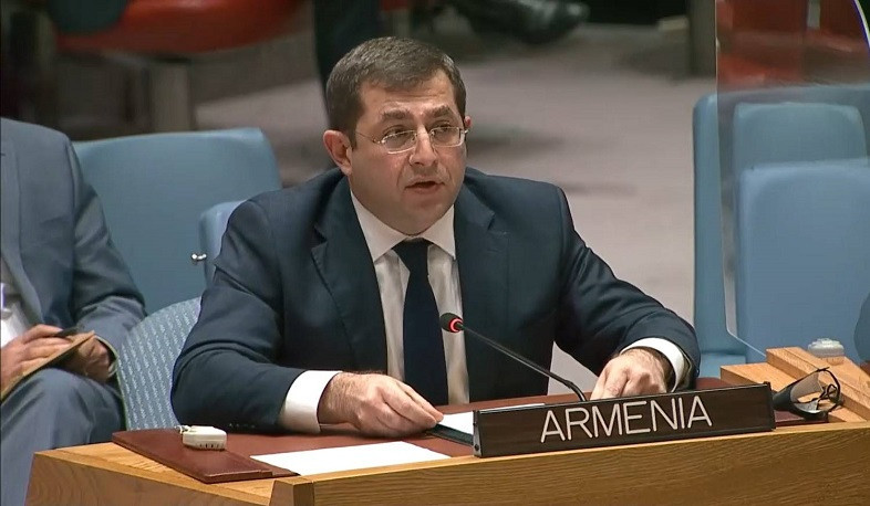 Armenia’s Permanent Representative to UN addressed Security Council