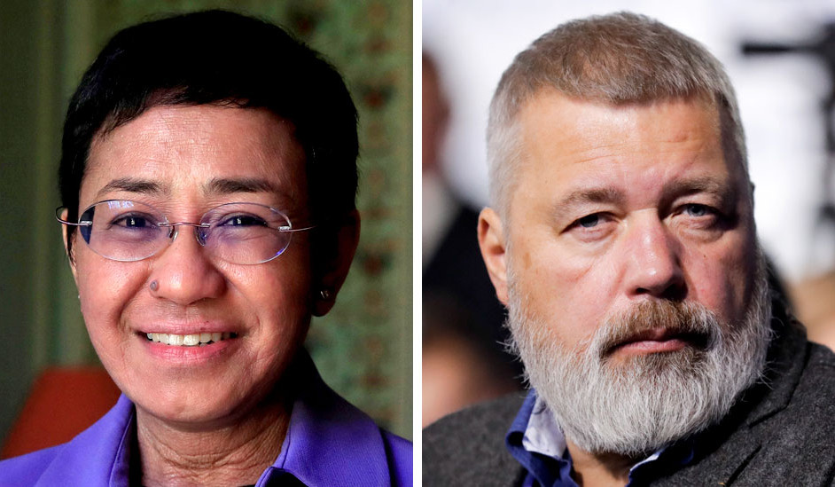 Maria Ressa and Dmitry Muratov receive Nobel Peace Prize in Oslo