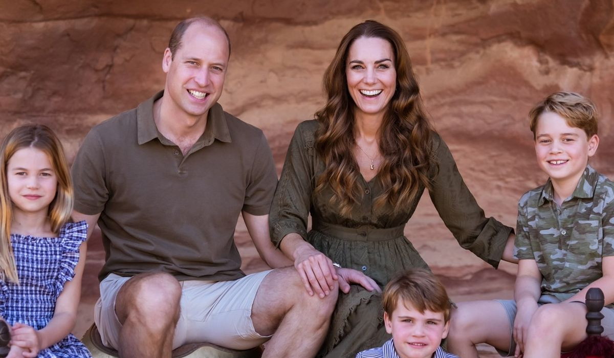 Britain's Duke and Duchess of Cambridge release new family photo for Christmas