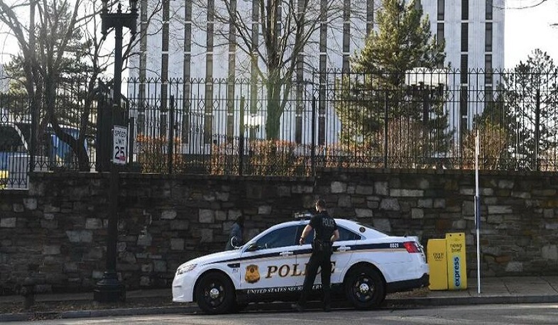 Police blocked street outside Russian Embassy in Washington over suspicious package