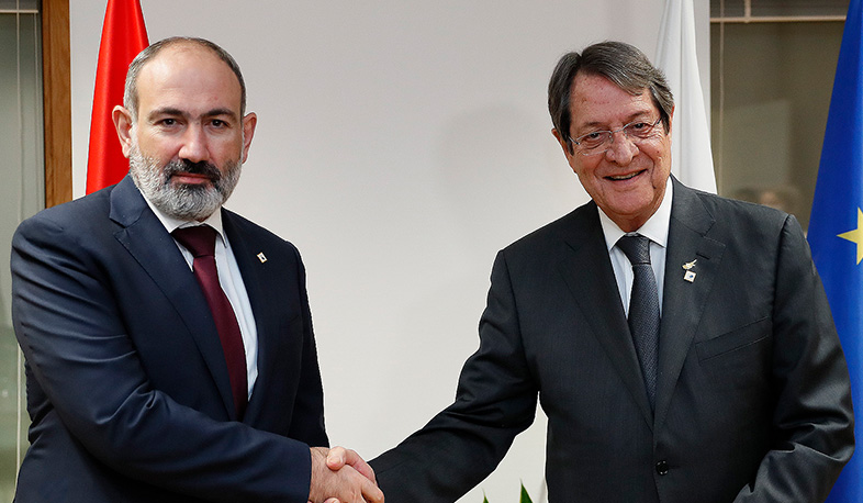 Armenian PM, President of Cyprus meet in Brussels