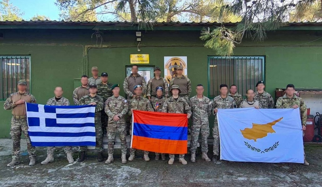 Greek, Cypriot and Armenian snipers hold joint drills