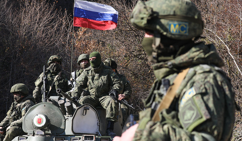 Russian peacekeepers carry out peacekeeping tasks in Nagorno-Karabakh around the clock