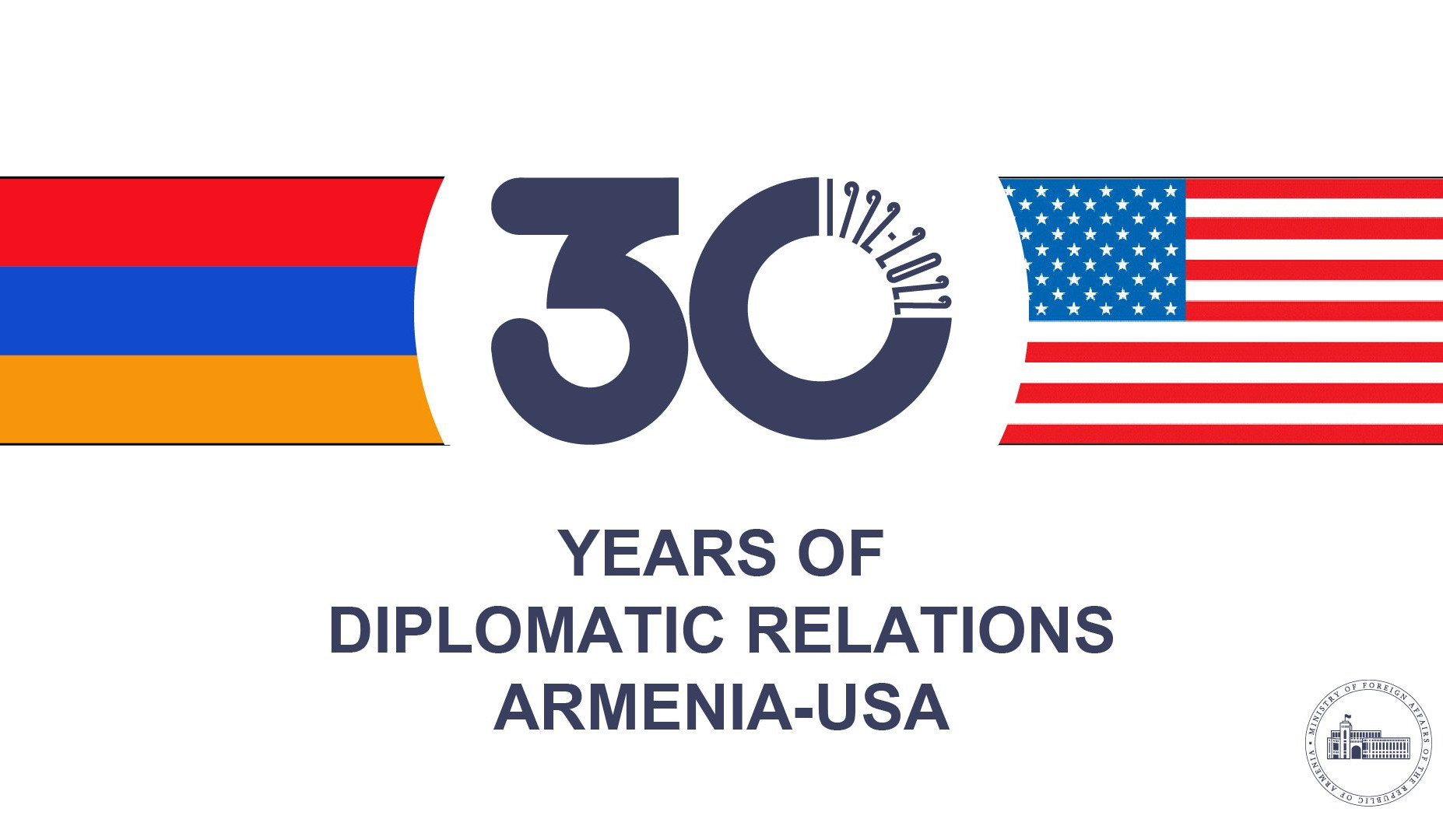 We celebrate 30th anniversary of Armenia-US diplomatic relations: Armenian MFA