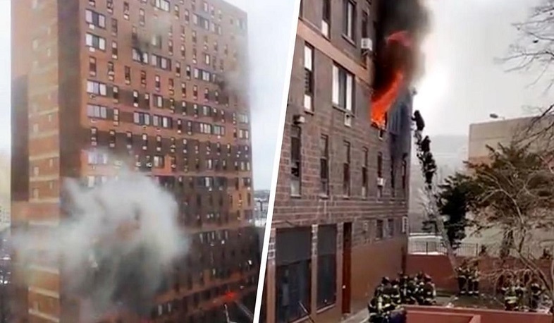 New York fire: At least 19 killed in apartment block blaze